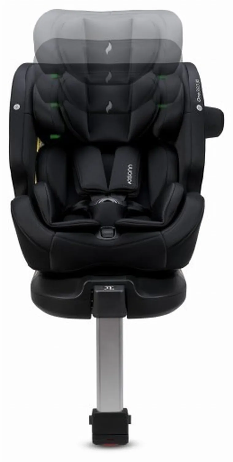 Osann, ONE360 SL, fotelik samochodowy, i-Size, All Black, 40-150 cm