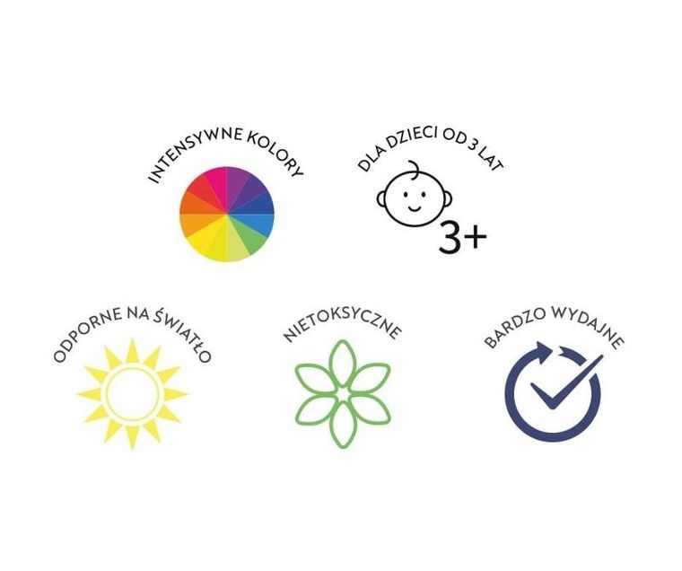 Oxford, farby plakatowe, 8 kolorów