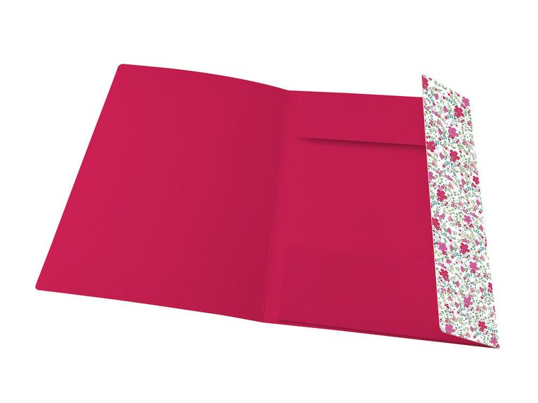 Oxford, Floral, teczka z gumką, A4, 1 szt.