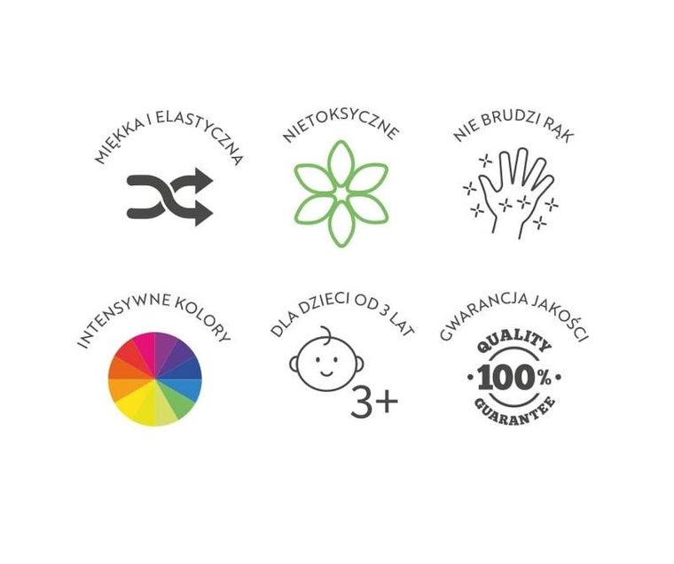 Oxford, plastelina, 10 kolorów