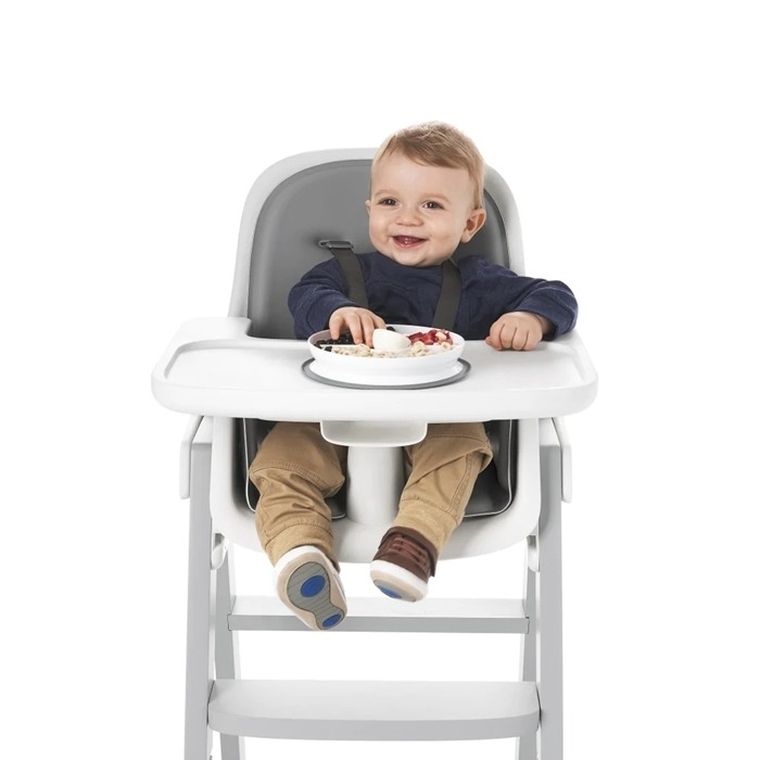 OXO, talerzyk z silikonową przyssawką, z przegródkami, grey