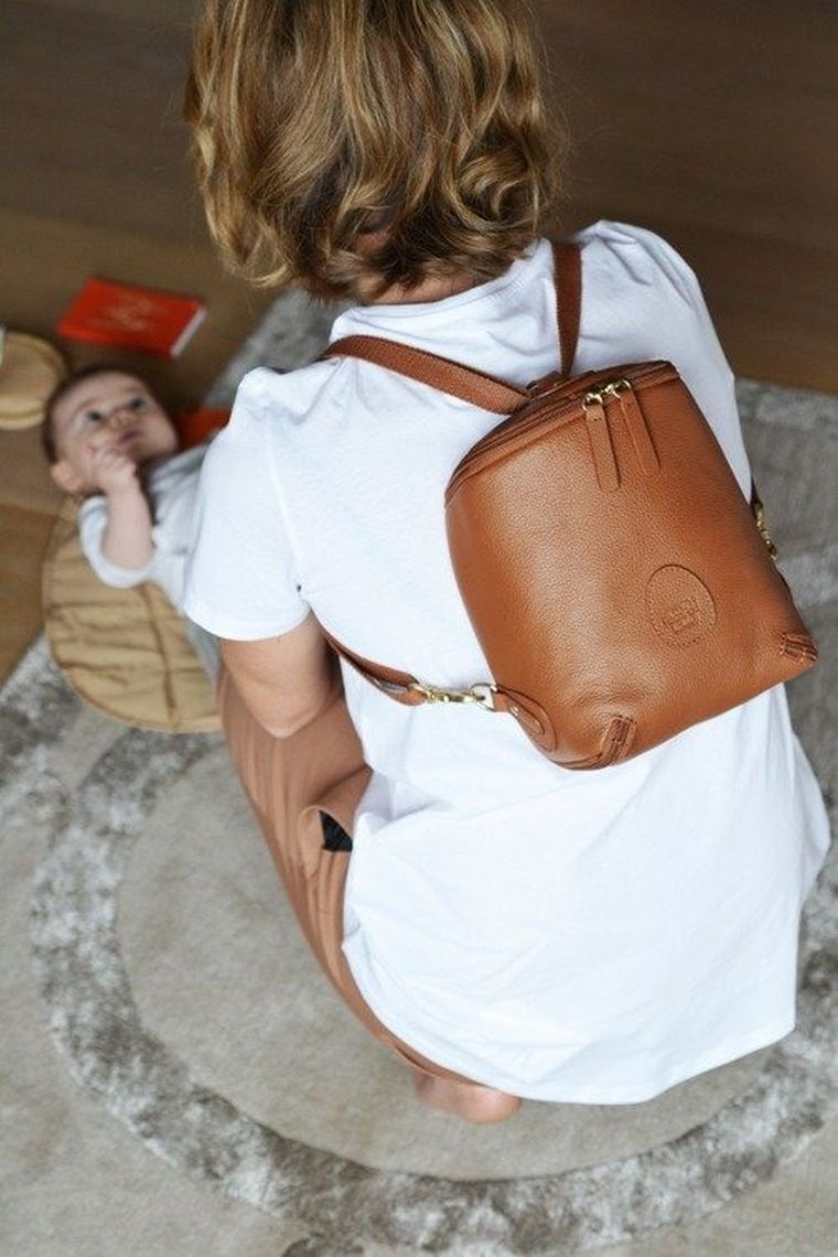 Pacapod, Adult Freedom Pod, plecaczek skórzany, opalizujący