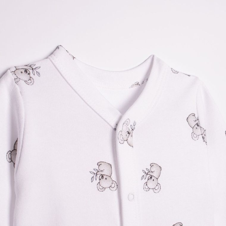 Pajac chłopięcy, biały, Nicol