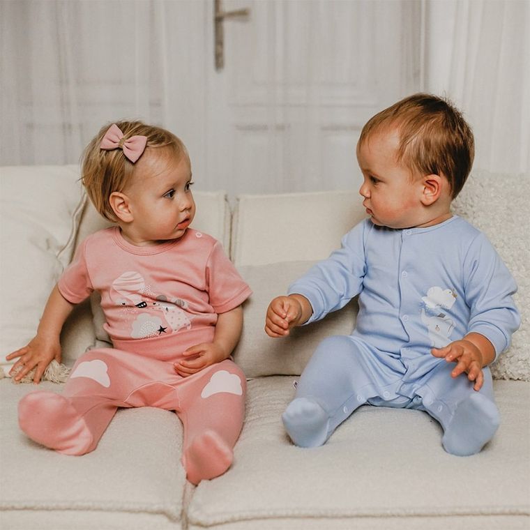 Pajac chłopięcy, niebieski, Eevi