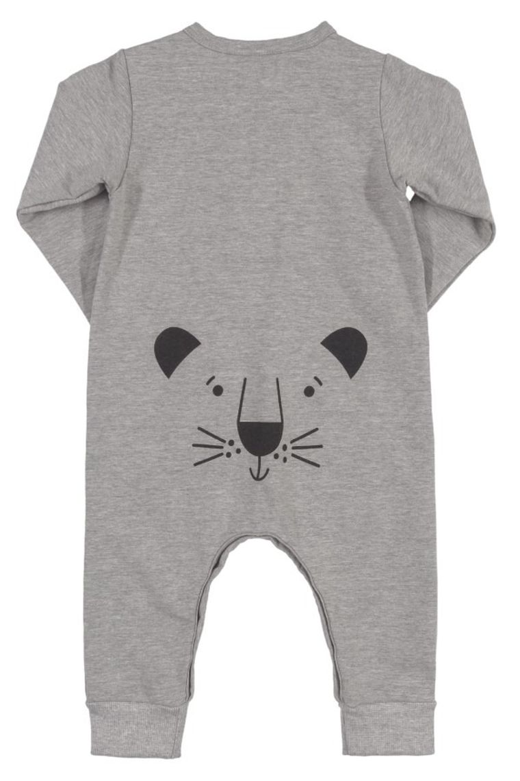 Pajac chłopięcy, szary, Up Baby