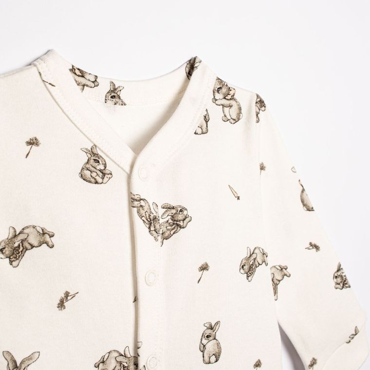 Pajac dziewczęcy, beżowy, Nicol