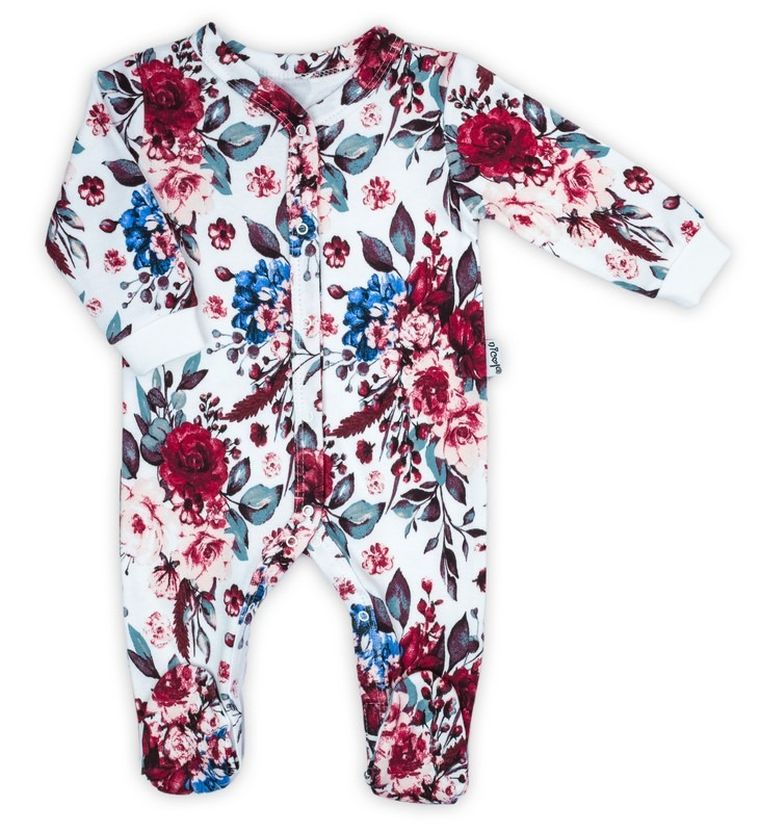 Pajac dziewczęcy, biały, Nicol