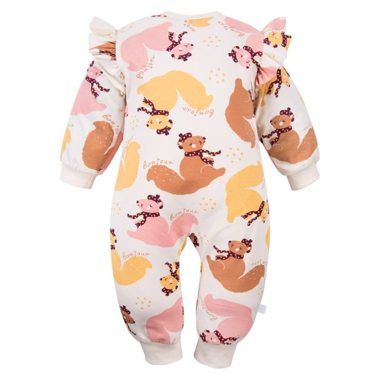 Pajac dziewczęcy, ecru, Eevi