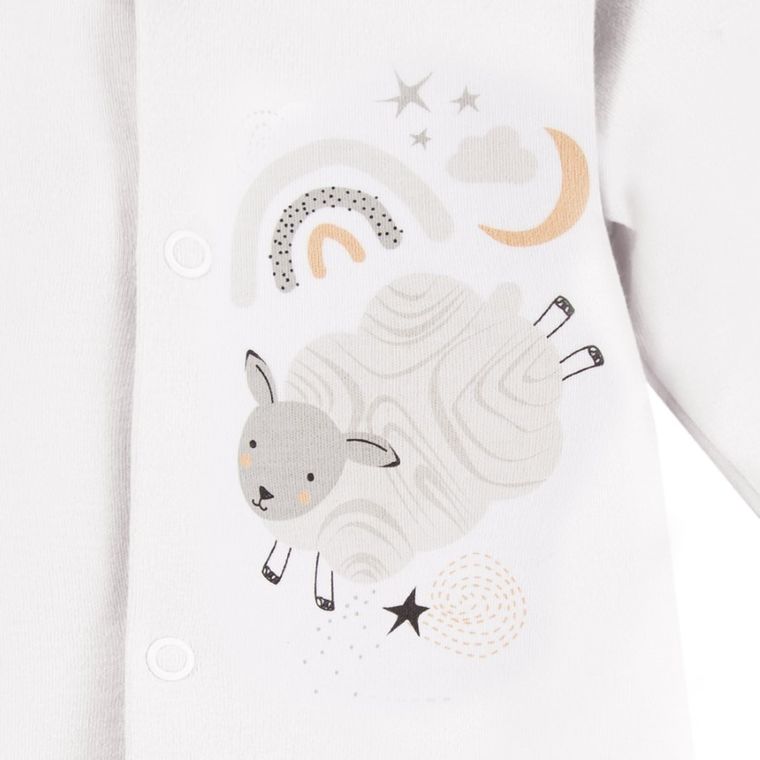 Pajac niemowlęcy, biały, Eevi