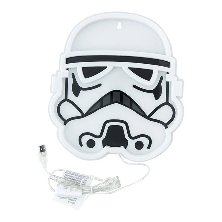 Paladone, Star Wars, Stormtrooper, lampka ścienna, neonowa, 25 cm
