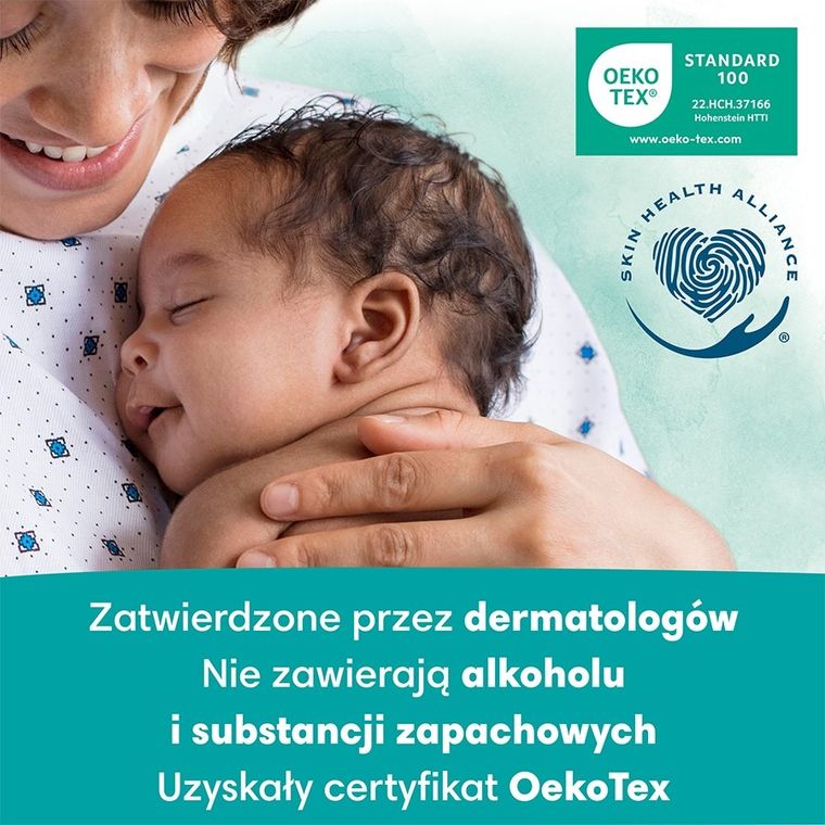 Pampers, Harmonie Aqua, chusteczki nawilżane, 15-48 szt.