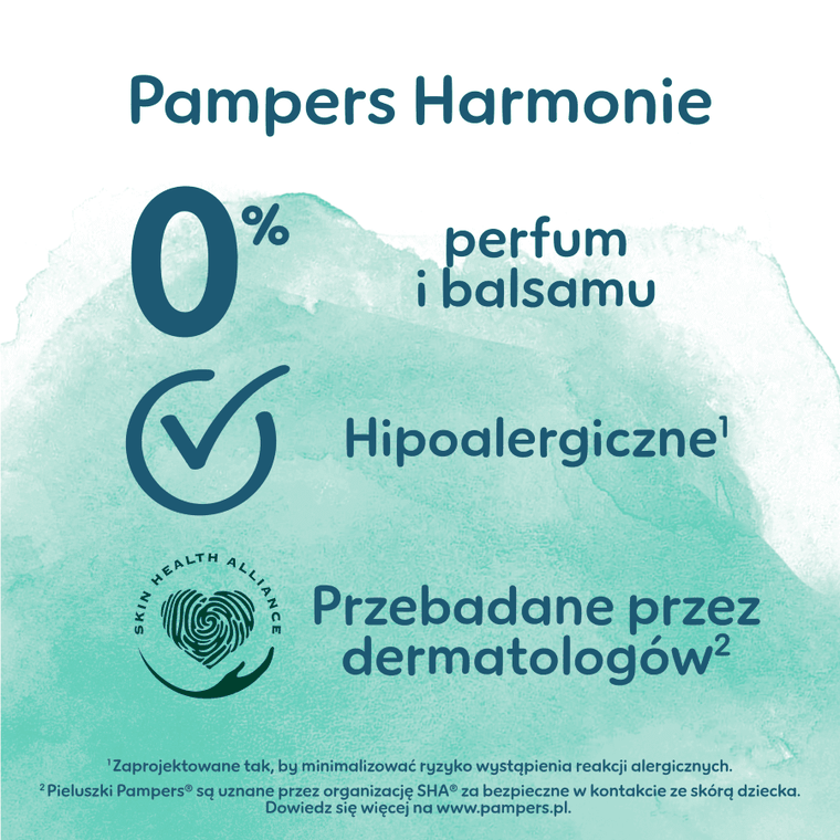 Pampers, Harmonie Baby, pieluchomajtki, rozmiar 4, 9-15 kg, 168 szt.