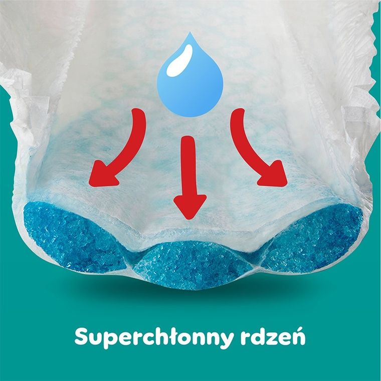 Pampers, Pants, pieluchomajtki, rozmiar 7, 17+ kg, 38 szt.