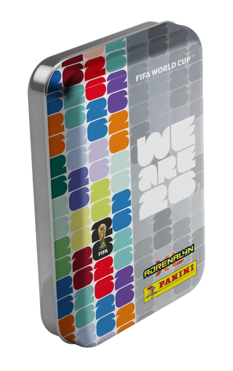 Panini, FIFA World Cup, Adrenalyn XL 2026, mini puszka z kartami kolekcjonerskimi, 1 szt.