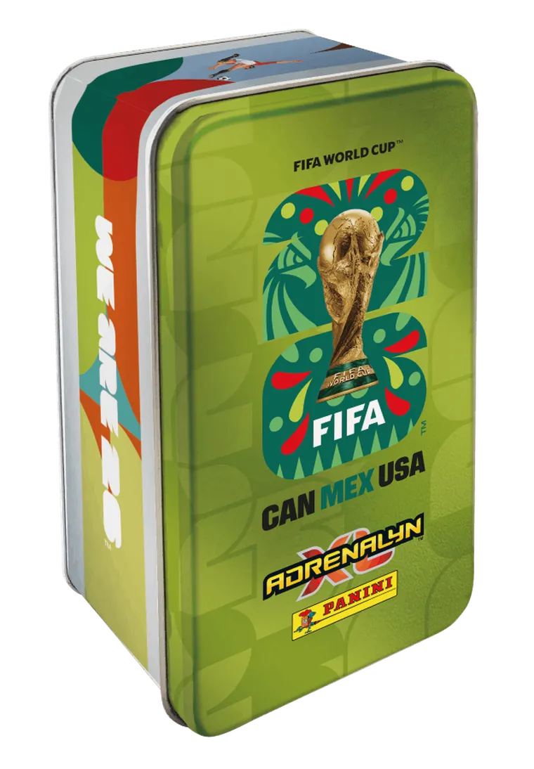Panini, FIFA World Cup, Adrenalyn XL 2026, puszka z kartami kolekcjonerskimi, 1 szt.