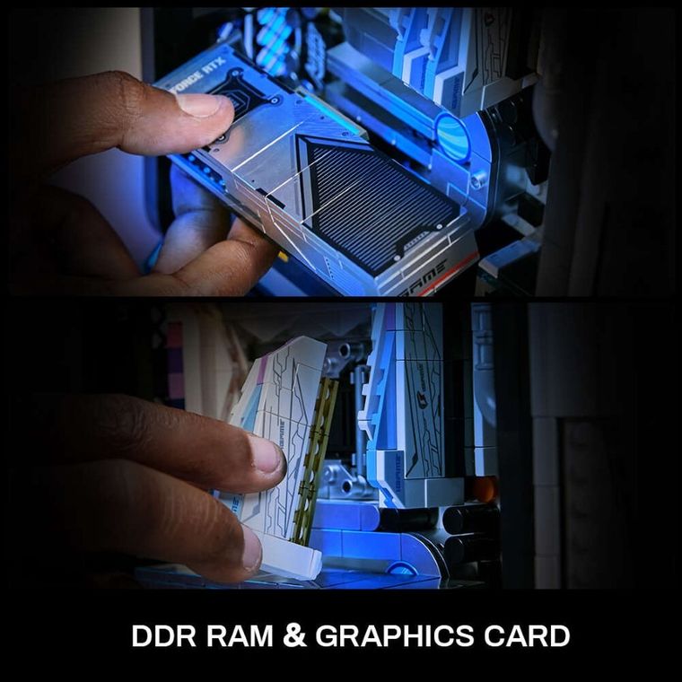 Pantasy, PC Komputer do gier X iGame, klocki konstrukcyjne, 1000 elementów