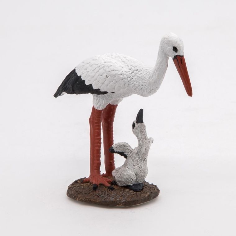 Papo, Bocian z młodym, figurka kolekcjonerska