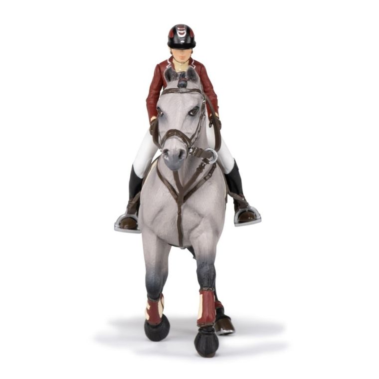 Papo, Koń z amazonką na zawodach, figurka