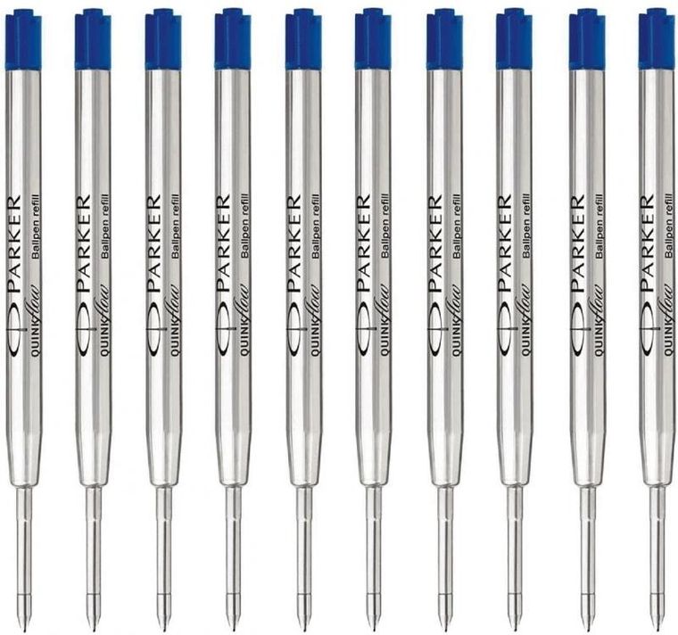 Parker, Quink Flow, wkłady do długopisów, niebieskie, 10 szt.