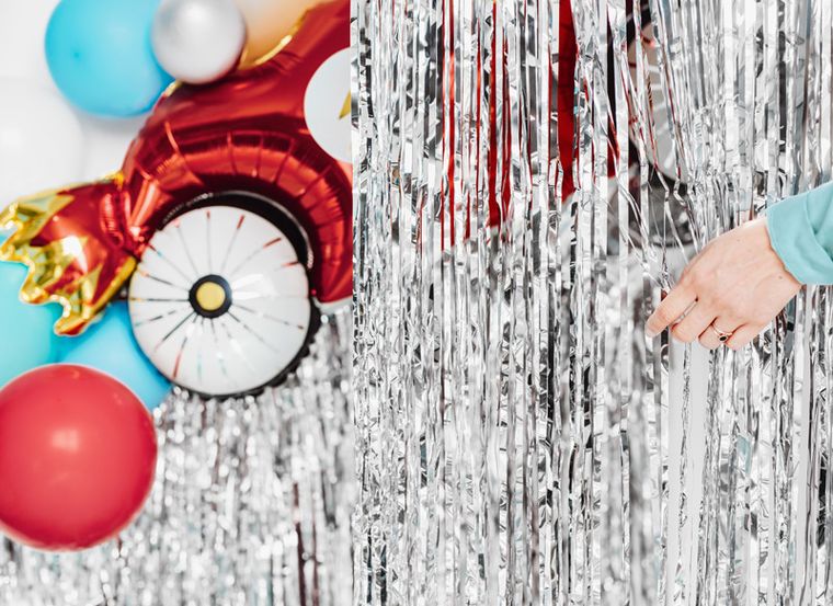 PartyDeco, balon foliowy Auto, 111-63 cm, mix, 1 szt.