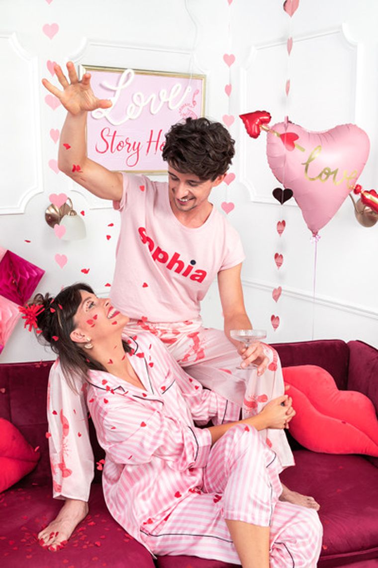 PartyDeco, balon foliowy Serce ze strzałą, 76-55 cm, 1 szt.