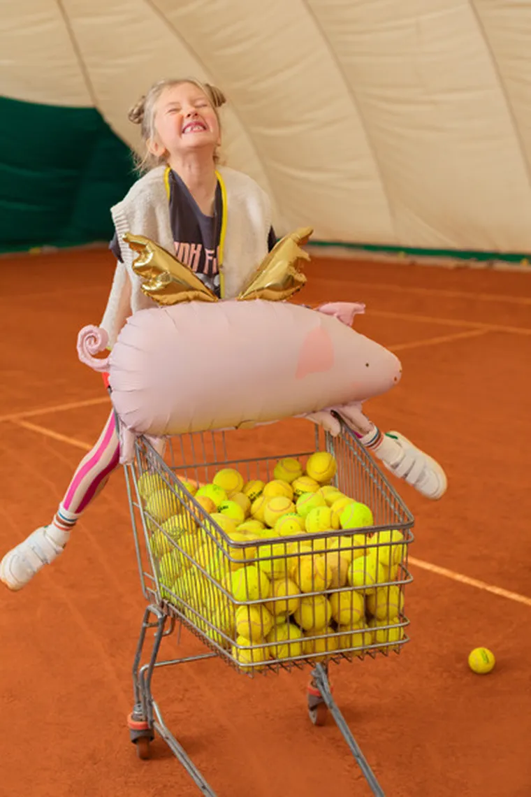 PartyDeco, balon foliowy Świnka, 72-46 cm, mix, 1 szt.