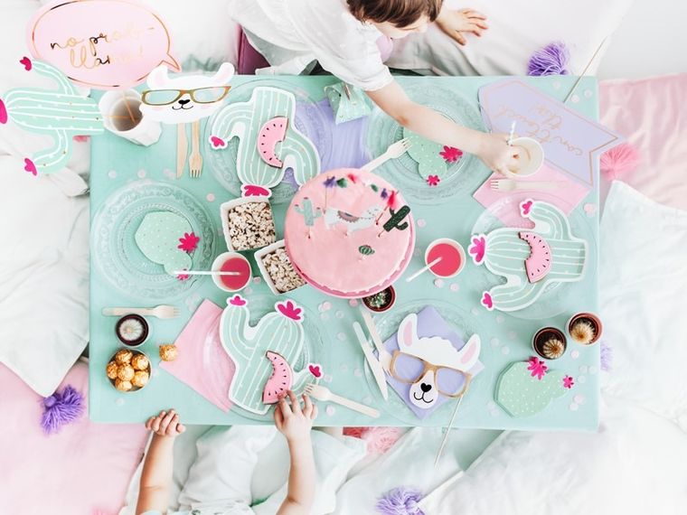 PartyDeco, gadżety do zdjęć, lama, 5 szt.