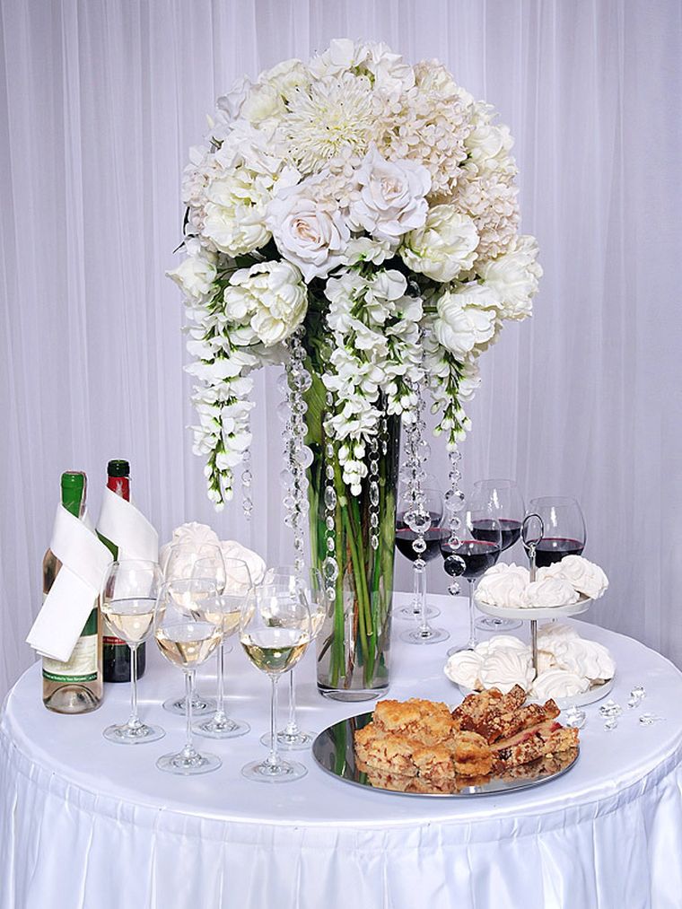 PartyDeco, girlanda kryształowa, bezbarwny, 100 cm