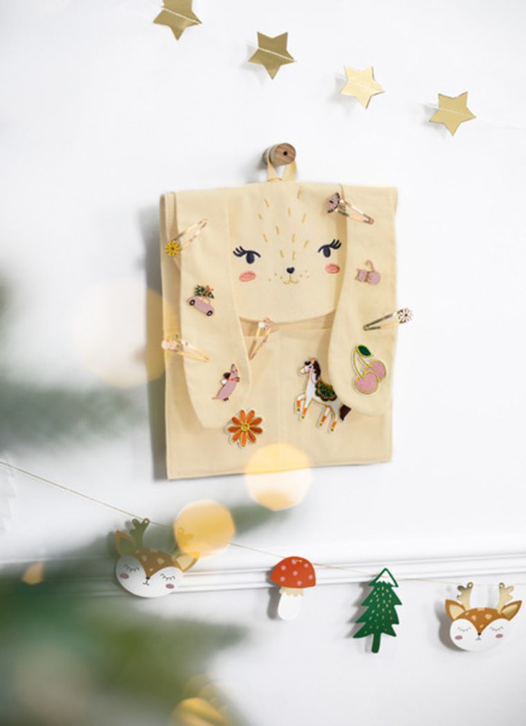 PartyDeco, kalendarz adwentowy z wypełnieniem, organizer, królik