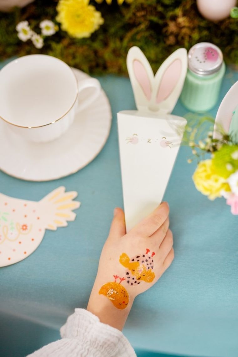 PartyDeco, Królik, papierowe pudełko, 6 szt.