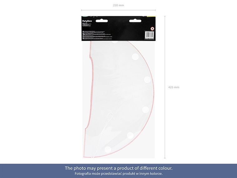 PartyDeco, kula bibułowa, biały, 40 cm