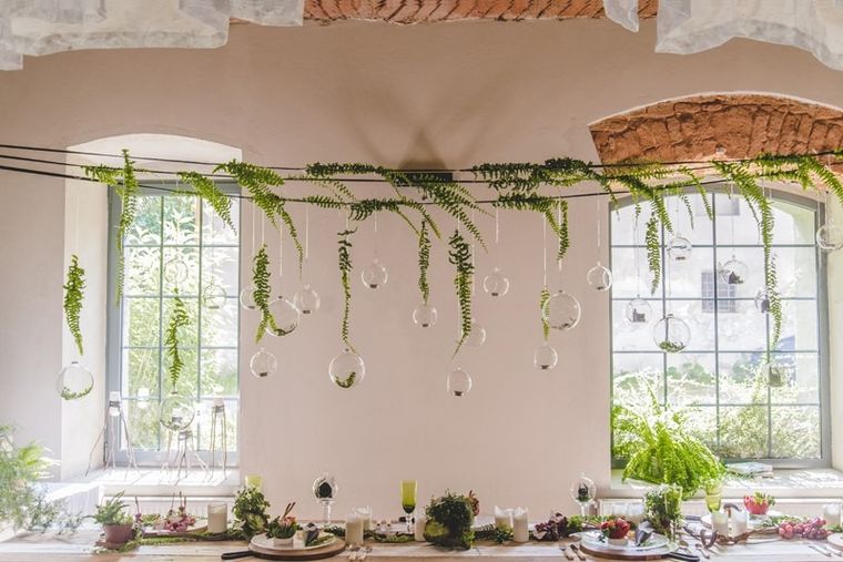 PartyDeco, kule szklane-świeczniki, 10 cm, 4 szt.