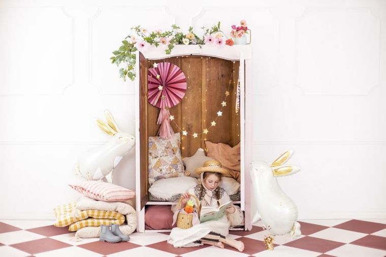 PartyDeco, Kwiaty, rozety dekoracyjne, 26-43 cm, 3 szt.