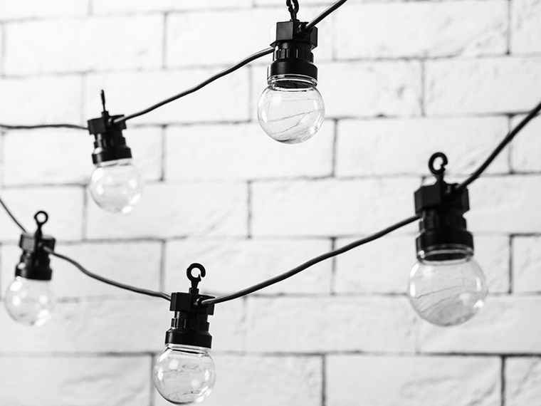 PartyDeco, lampki dekoracyjne led, czarny, 5 m