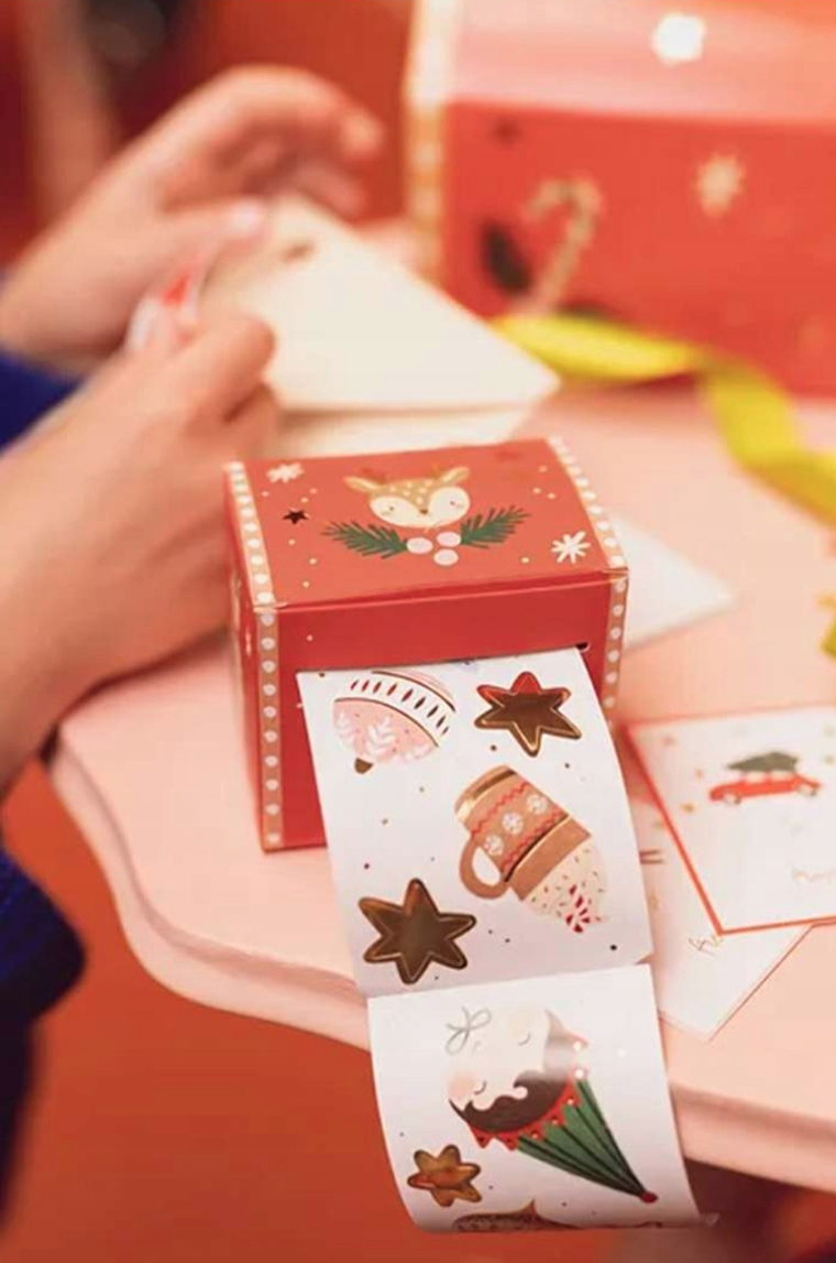 PartyDeco, Merry Christmas, naklejki