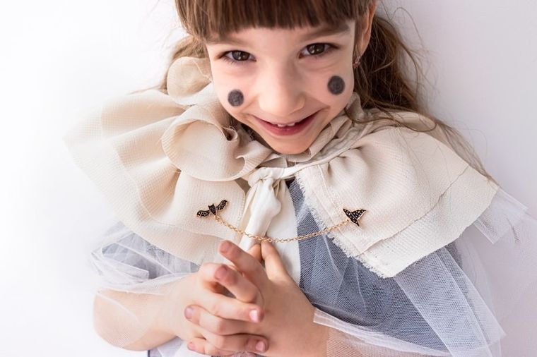 PartyDeco, nietoperz, przypinka na kołnierzyk