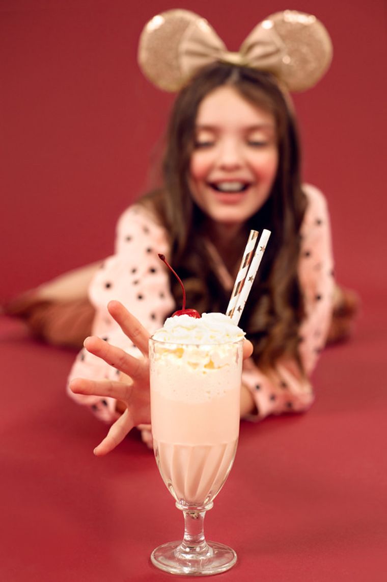 PartyDeco, opaska Myszka, nude, 25-19 cm, 1 szt.