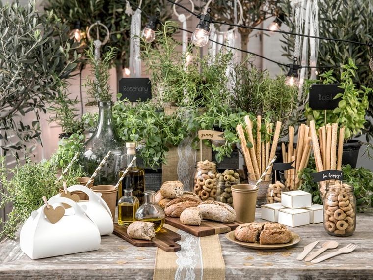 PartyDeco, ozdobne pudełka na ciasto, biały, 16-8,5-9,5 cm, 10 szt.