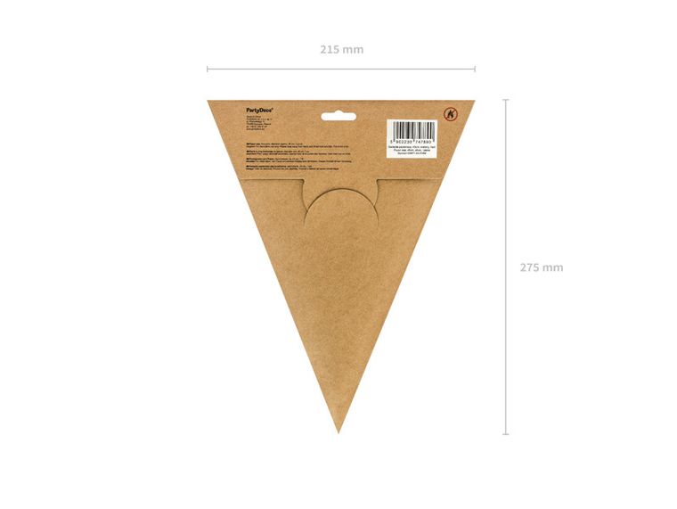 PartyDeco, papierowa gwiazda 3D na Boże Narodzenie, srebrna, 45 cm