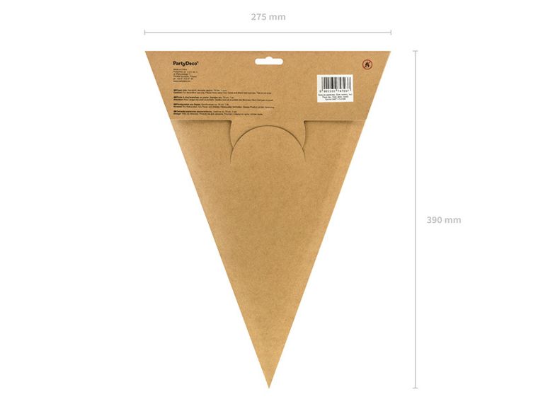 PartyDeco, papierowa gwiazda 3D na Boże Narodzenie, srebrna, 70 cm