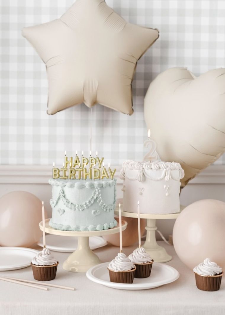 PartyDeco, patera na słodycze, beż, 24-14,5 cm
