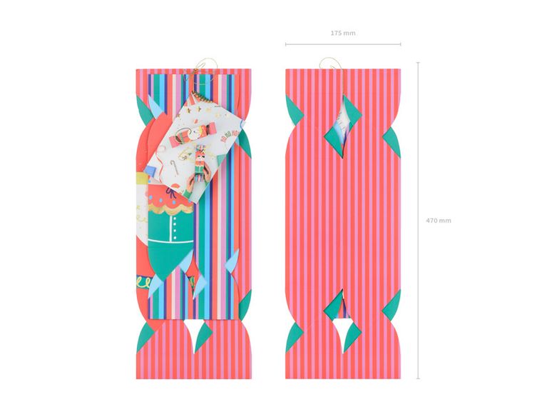 PartyDeco, pudełka na prezenty Cukierki, mix, 7-37 cm, 9-47 cm, 2 szt.