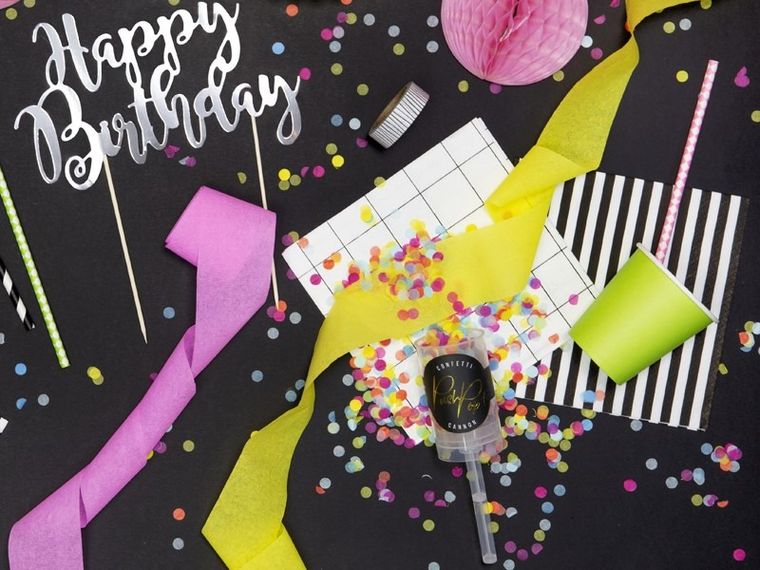 PartyDeco, push pop konfetti, mix
