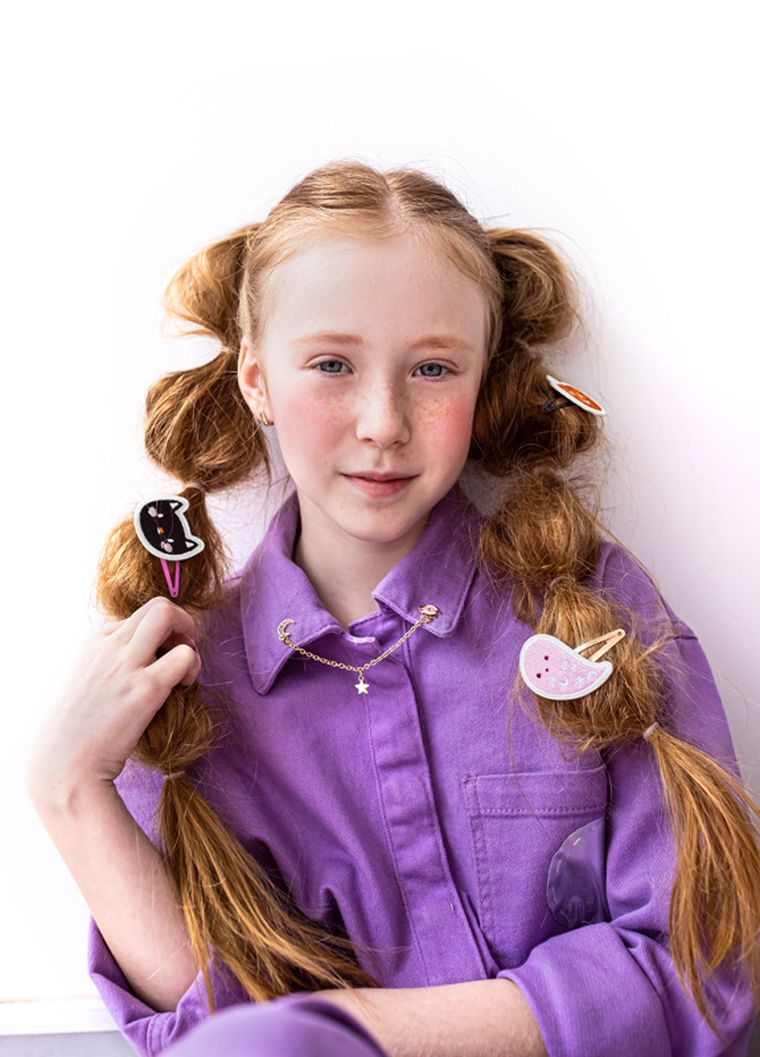 PartyDeco, spinki do włosów Halloween, mix, 3 szt.