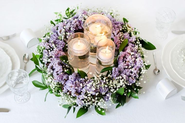 PartyDeco, świeca pływająca matowa, biały, 4 cm, 50 szt.