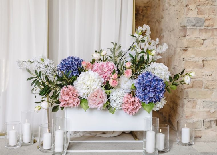 PartyDeco, szklana tuba na świece, 10-23 cm