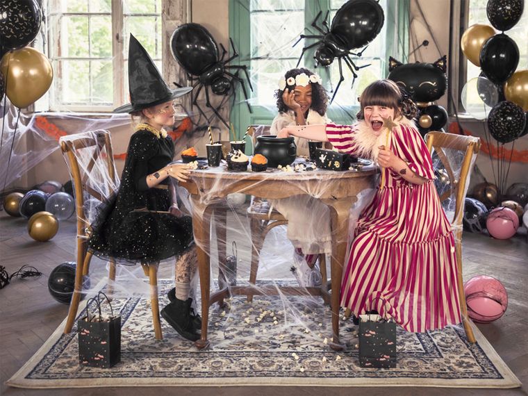 PartyDeco, tatuaże zmywalne BOO!, mix, 12 szt.