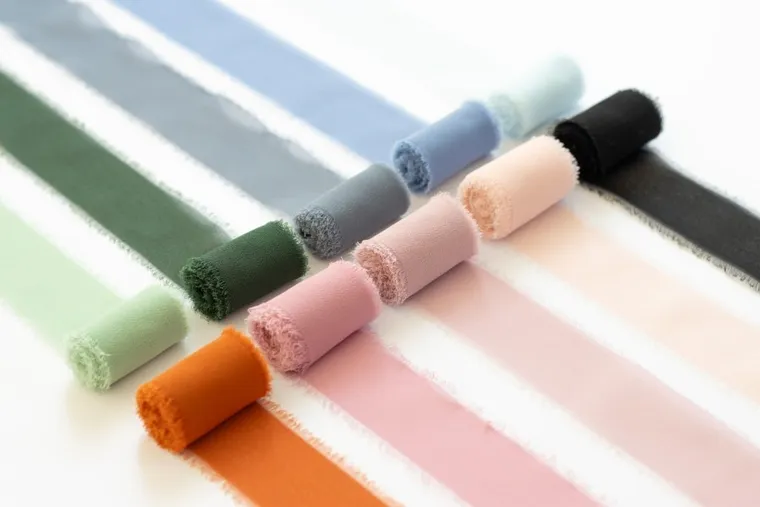 PartyDeco, wstążka szyfonowa, butelkowa zieleń, 40 mm/10m