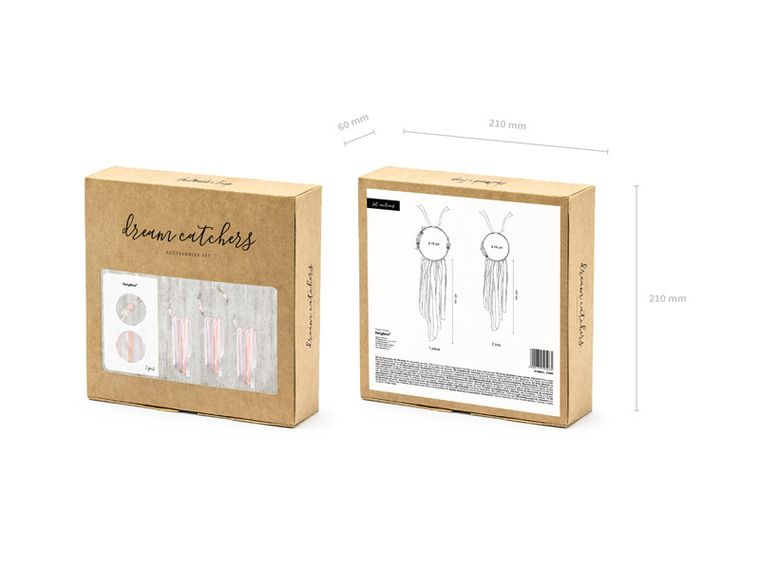 PartyDeco, zestaw dekoracji, Łapacze, mix, 3 szt.