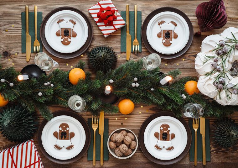 PartyDeco, zestaw welurowych wstążek i rozetek, czerwony